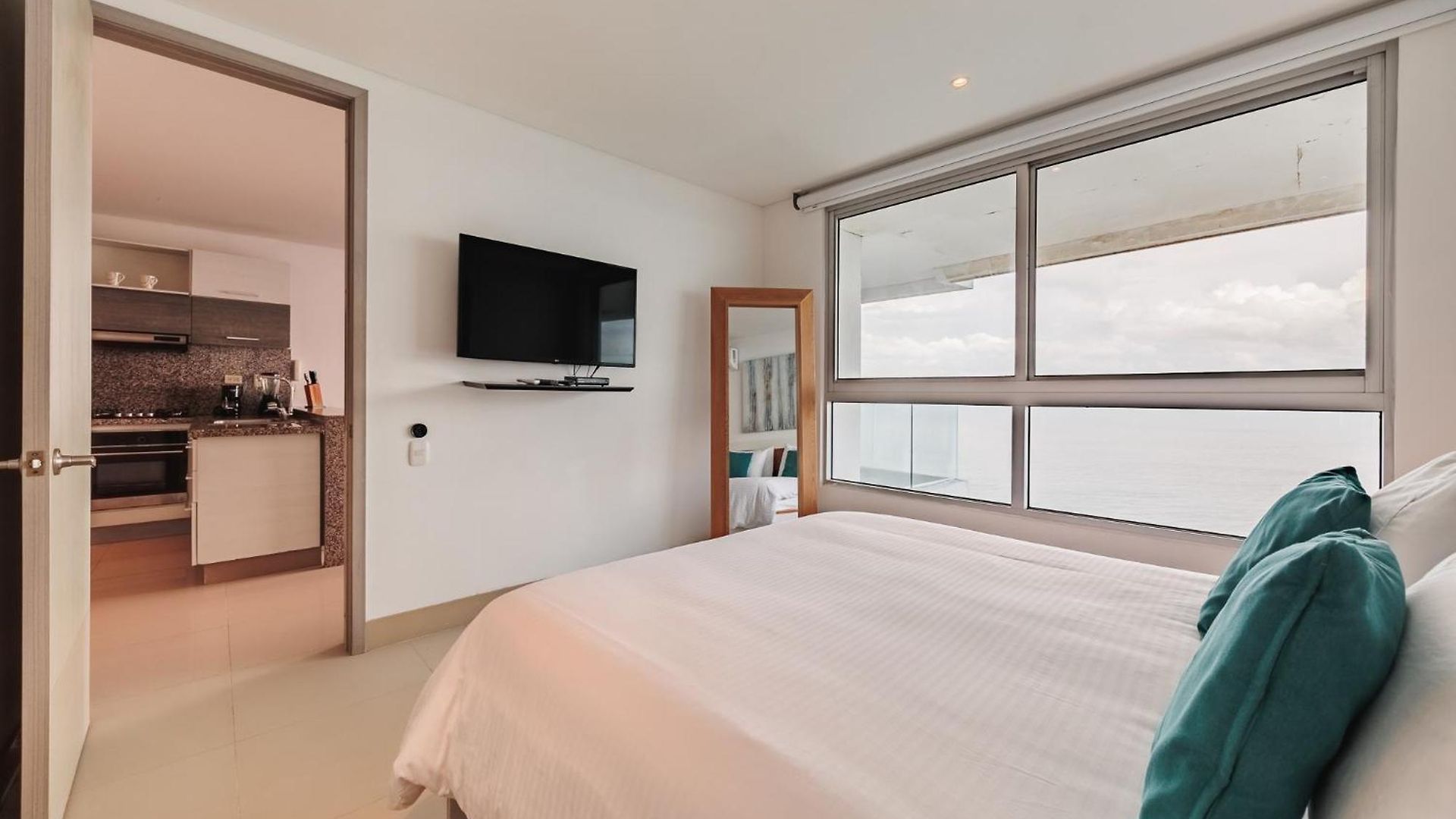 Apartamento Magnifico Apto De 1 Con Vista Inmejorable Al Mar En Bocagrande