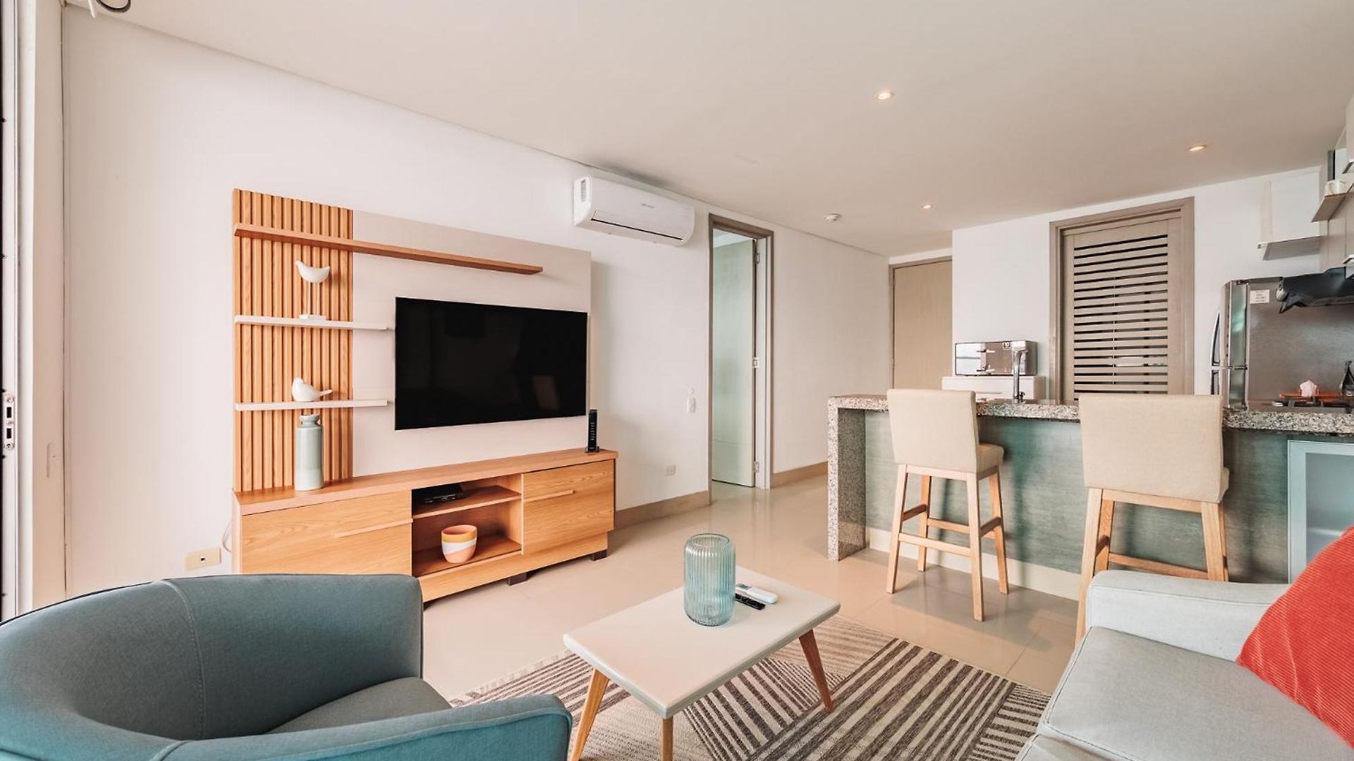 Apartamento Magnifico Apto De 1 Con Vista Inmejorable Al Mar En Bocagrande *