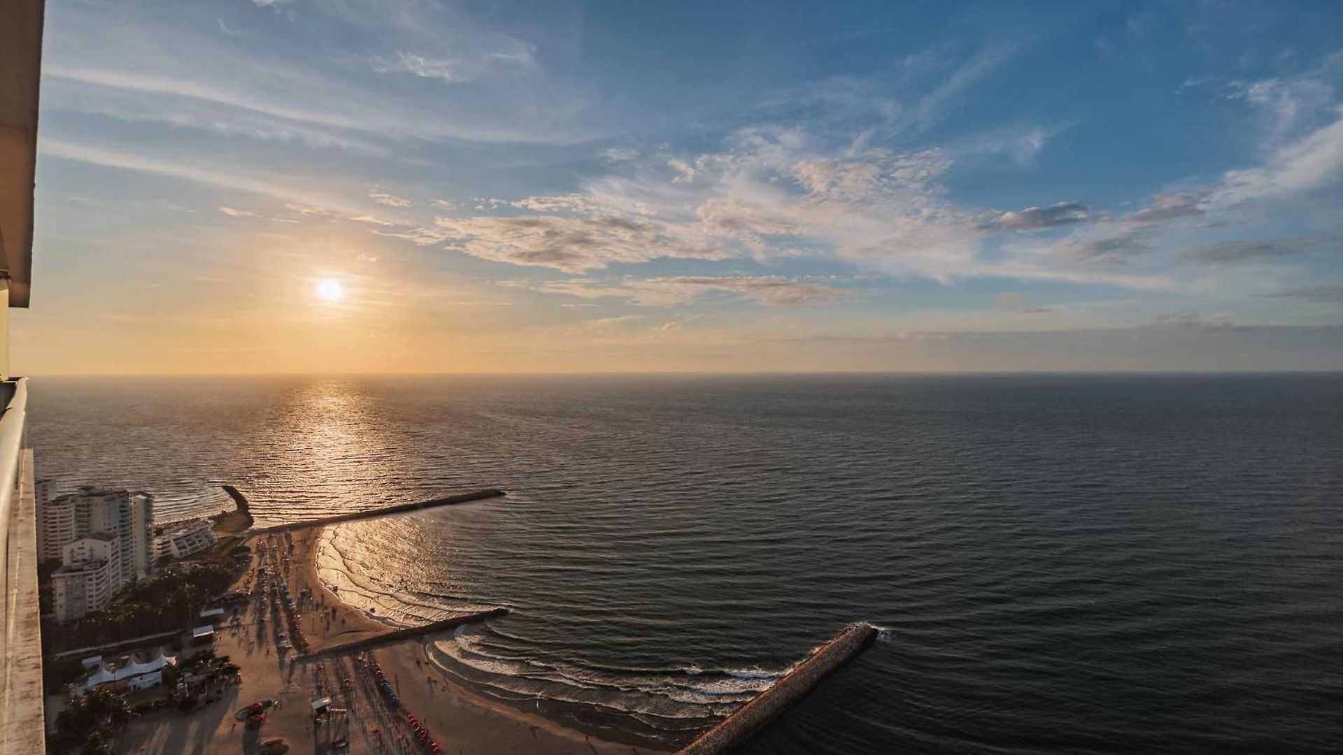 Magnifico Apto De 1 Con Vista Inmejorable Al Mar En Bocagrande Apartamento Cartagena