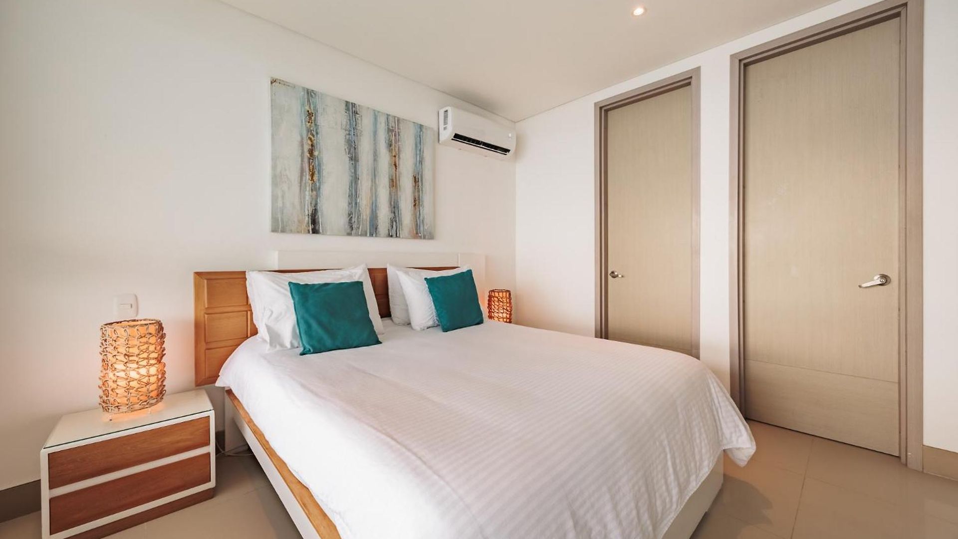 Magnifico Apto De 1 Con Vista Inmejorable Al Mar En Bocagrande Apartamento
