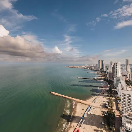 Magnifico Apto De 1 Con Vista Inmejorable Al Mar En Bocagrande Apartment