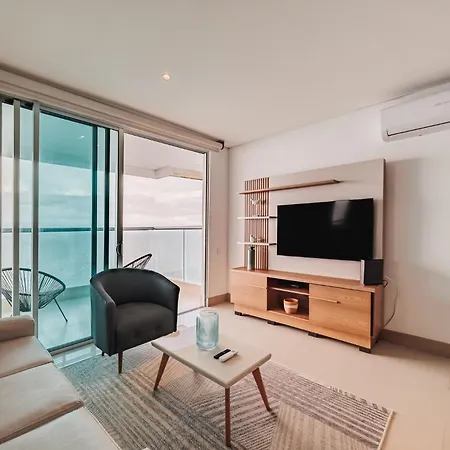 Magnifico Apto De 1 Con Vista Inmejorable Al Mar En Bocagrande Apartment *